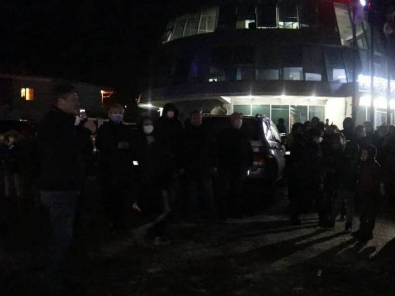 ცაგერის მუნიციპალიტეტში საახალწლო ნაძვის ხე საზეიმოდ აინთო